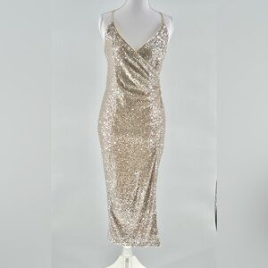 NWT Baltic Born Annabel Sequin Tank Midi Dress - size M